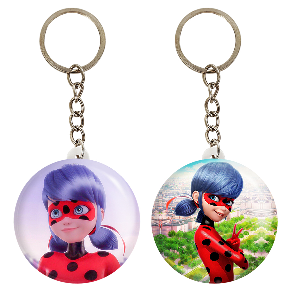 جاکلیدی خندالو مدل دختر کفشدوزکی کد 28222820 مجموعه 2 عددی