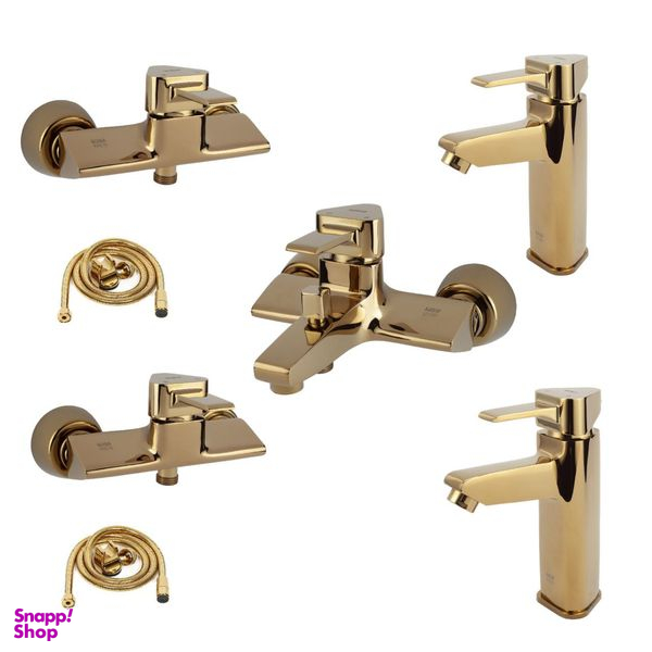 ست شیرآلات کسری مدل مهتاب مجموعه 7 عددی