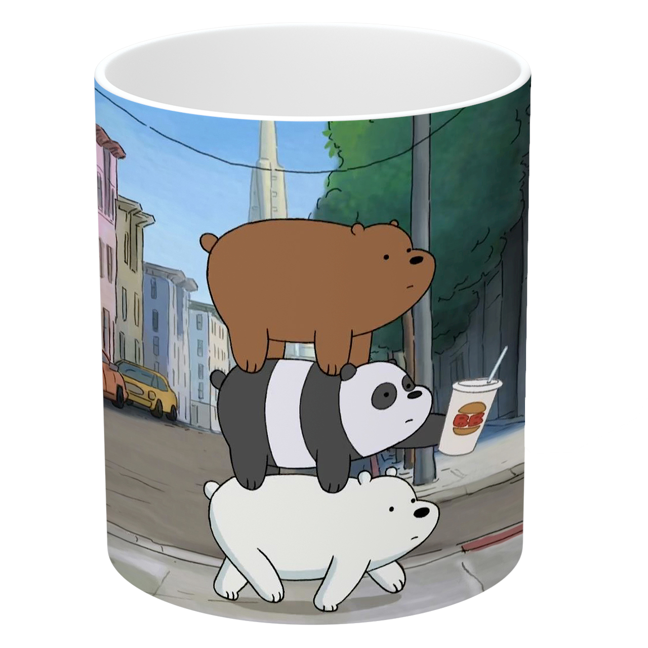 ماگ طرح خرسهای کله فندقی مدل NI2062