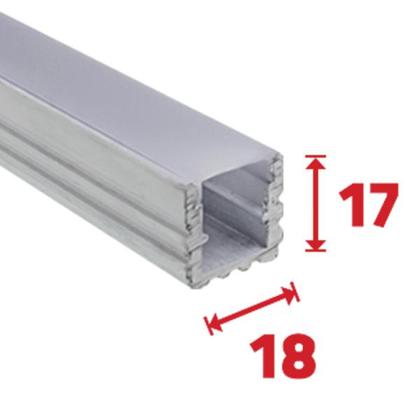 لاینر نوری روکار R5 - یراقینو فروش یراق آلات کابینت و درب