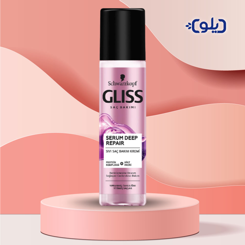 اسپری مو دو فاز ترمیم کننده گلیس مدل serum deep repair