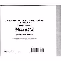 خرید و دانلود نسخه کامل کتاب UNIX Network Programming: Networking APIs: Sockets and XTI