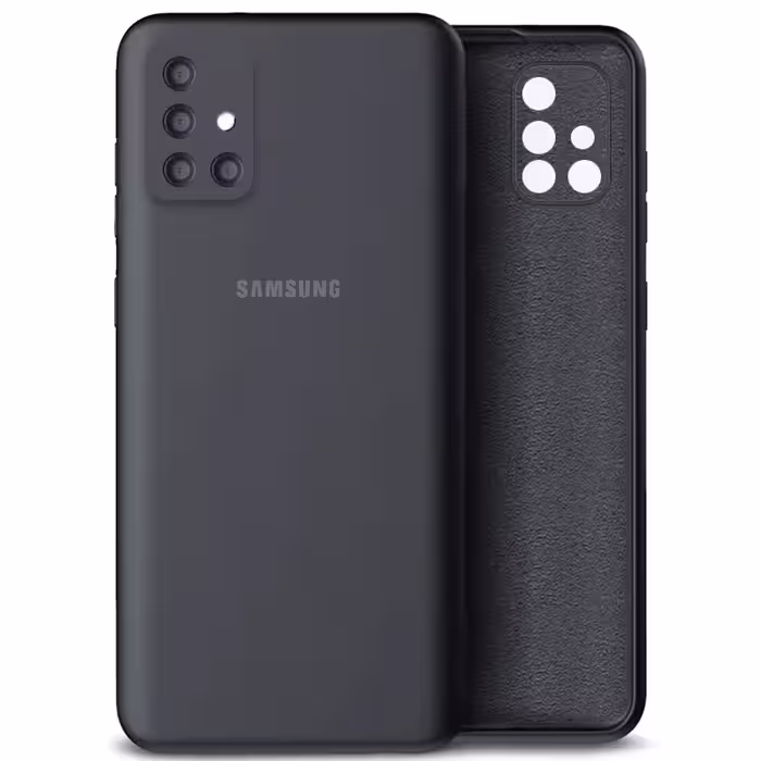 قاب گوشی لیکویید Samsung Galaxy M51 مدل زیربسته محافظ لنزدار