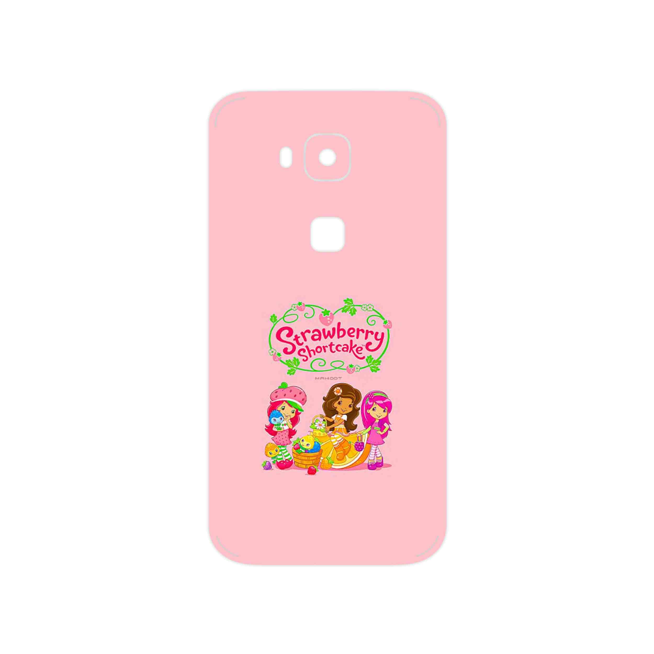 برچسب پوششی ماهوت مدل Strawberry Shortcake مناسب برای گوشی موبایل هوآوی Ascend G8