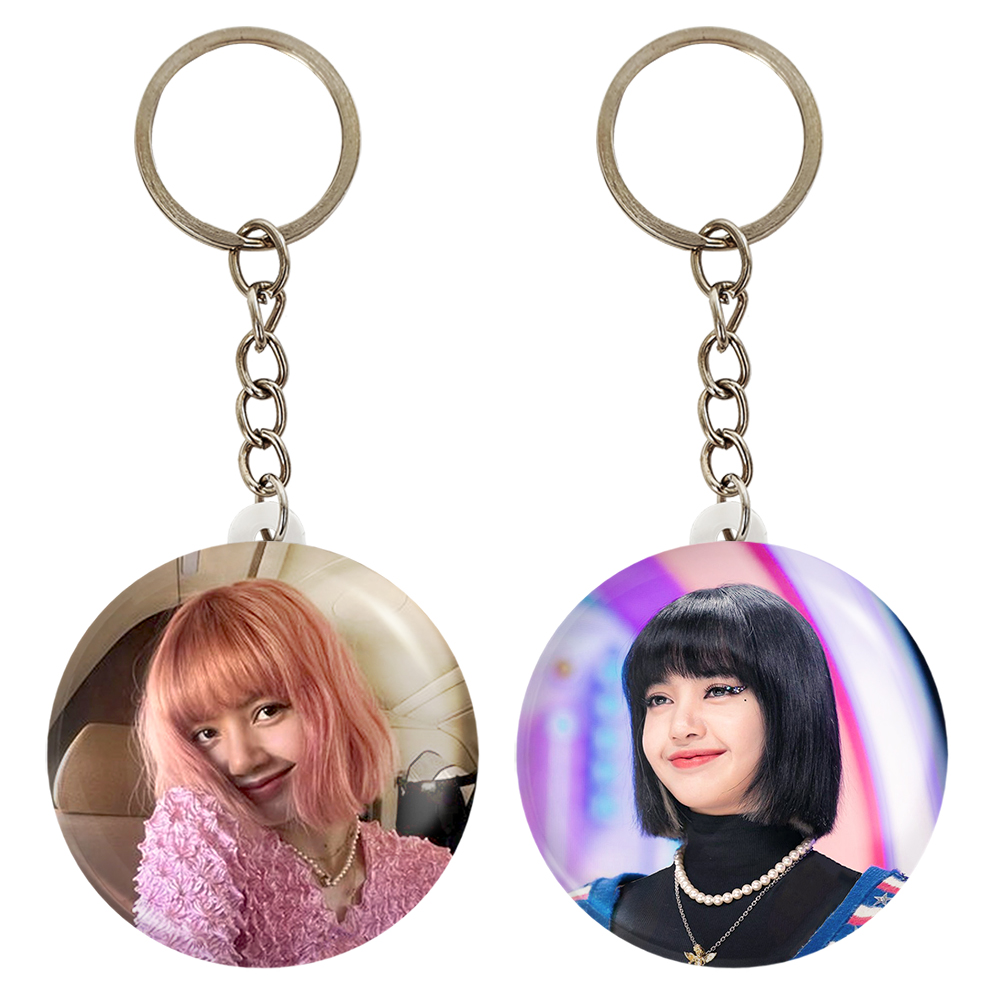 جاکلیدی خندالو مدل لیسا بلک پینک کد 1422814234 مجموعه 2 عددی