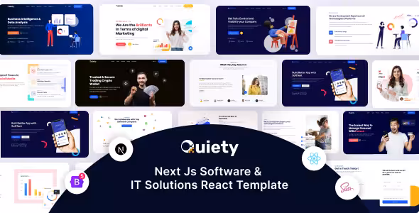 دانلود قالب Quiety Nextjs کوایتی