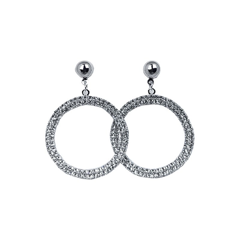 گوشواره نگین دار کلاسیک کد 5006