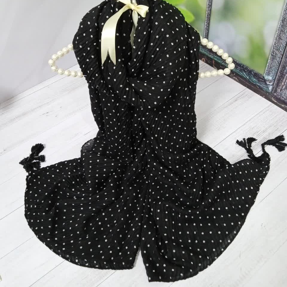 شال پلیسه نخ پنبه وارداتی