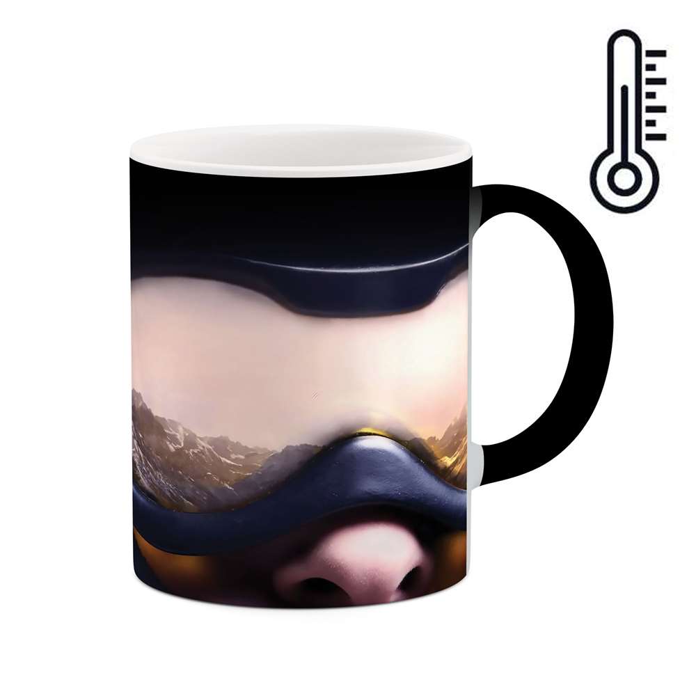 ماگ حرارتی طرح عینک مدل mgh02294