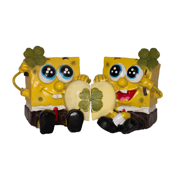 دکوری مدل باب اسفنجی قلب مجموعه 2 عددی