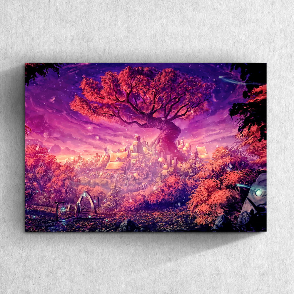 تابلو شاسی طرح نقاشی منظره کد bud-ar215