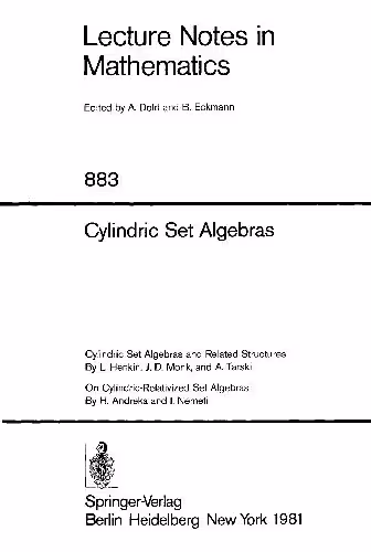 خرید و دانلود نسخه کامل کتاب Cylindric Set Algebras