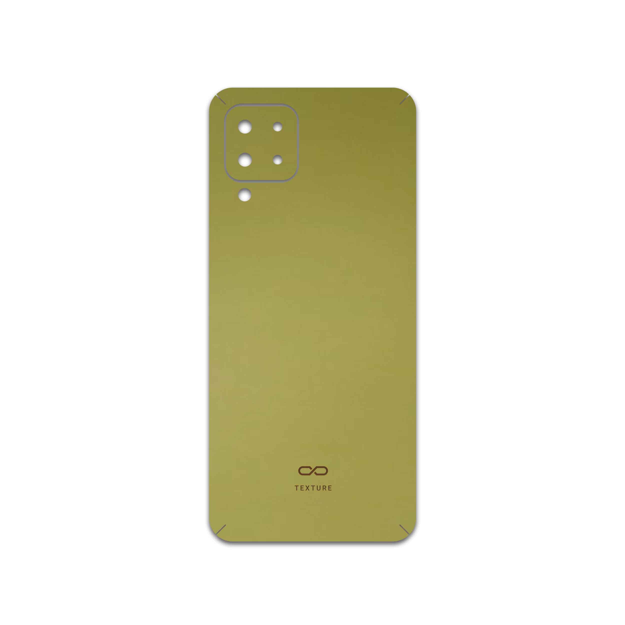 برچسب پوششی ماهوت مدل Matte-Gold مناسب برای گوشی موبایل سامسونگ Galaxy M22