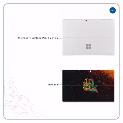 برچسب پوششی ماهوت مدل Hyhat مناسب برای تبلت مایکروسافت Surface Pro 2 2013