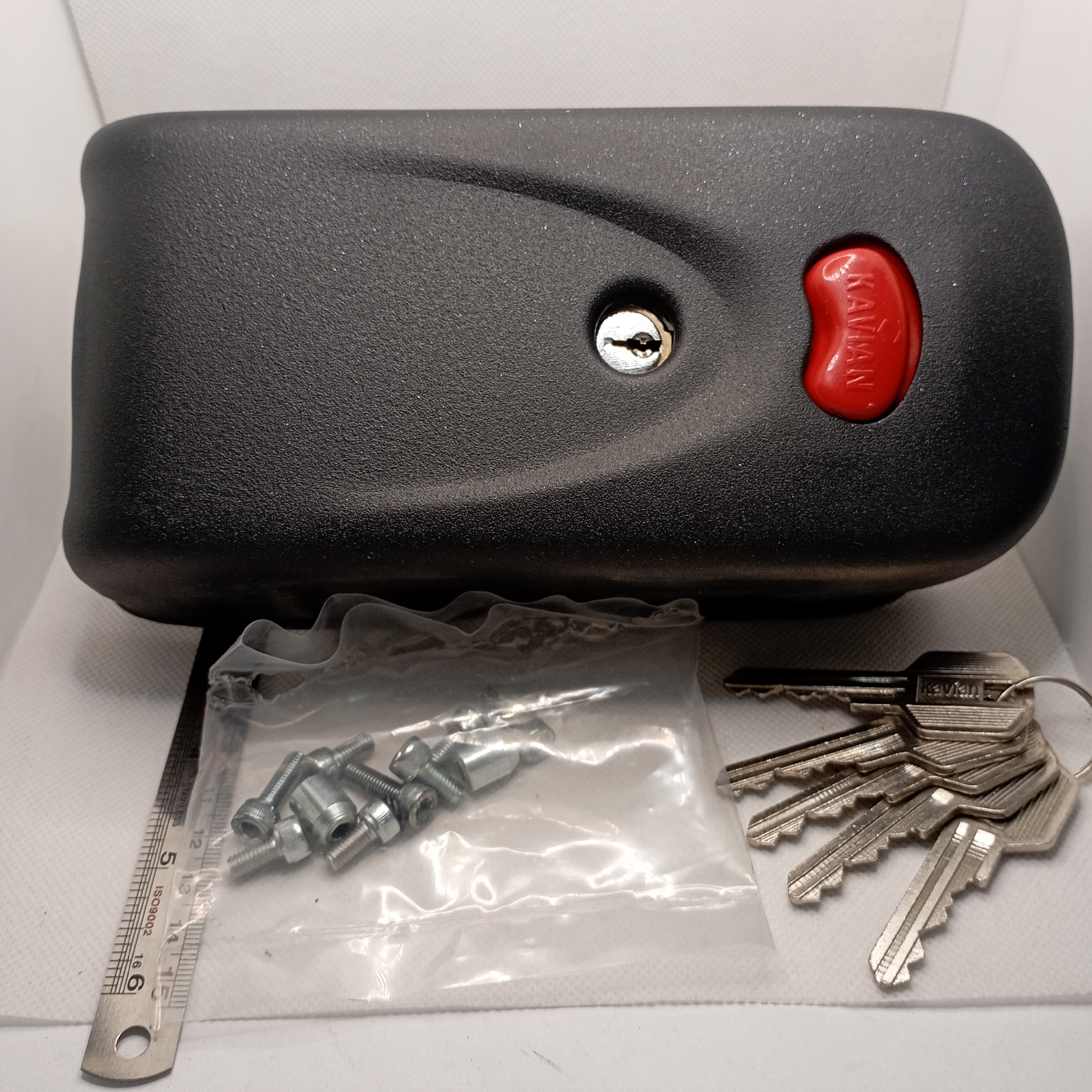 قفل برقی کاویان  . کلید دو شیار امنیت بالا