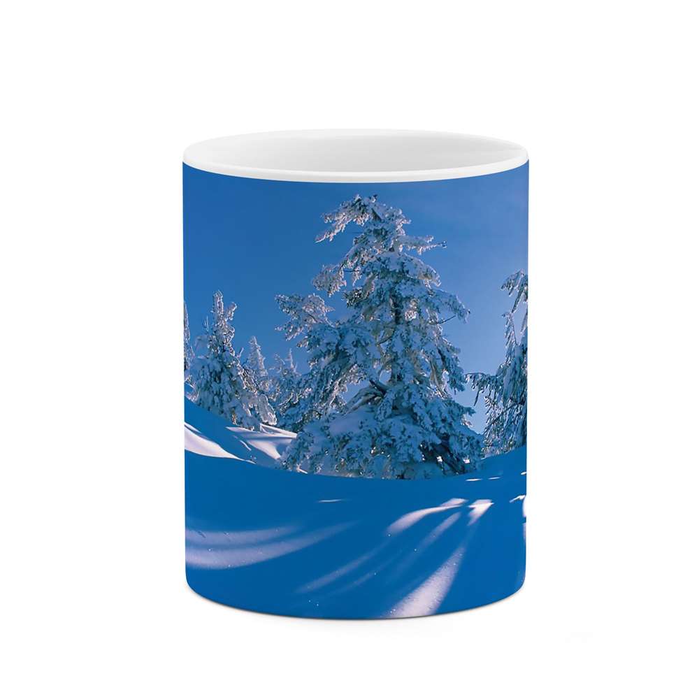 ماگ طرح جنگل برفی مدل mgs08001