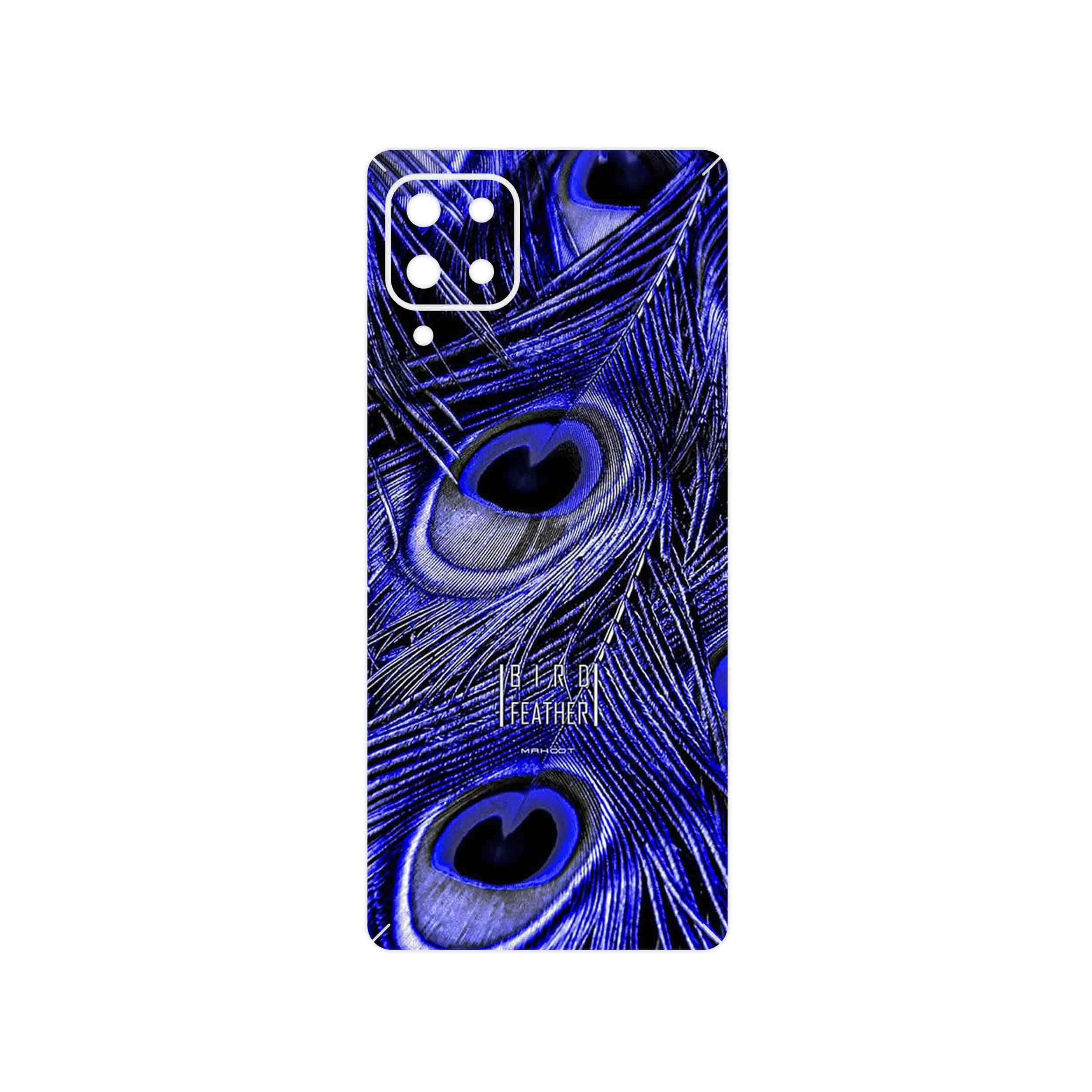 برچسب پوششی ماهوت مدل Purple Feather مناسب برای گوشی موبایل سامسونگ Galaxy A32 5G
