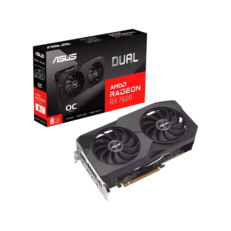 ASUS DUAL RX7600 OC 8GB | انتخابی اقتصادی با عملکرد قدرتمند