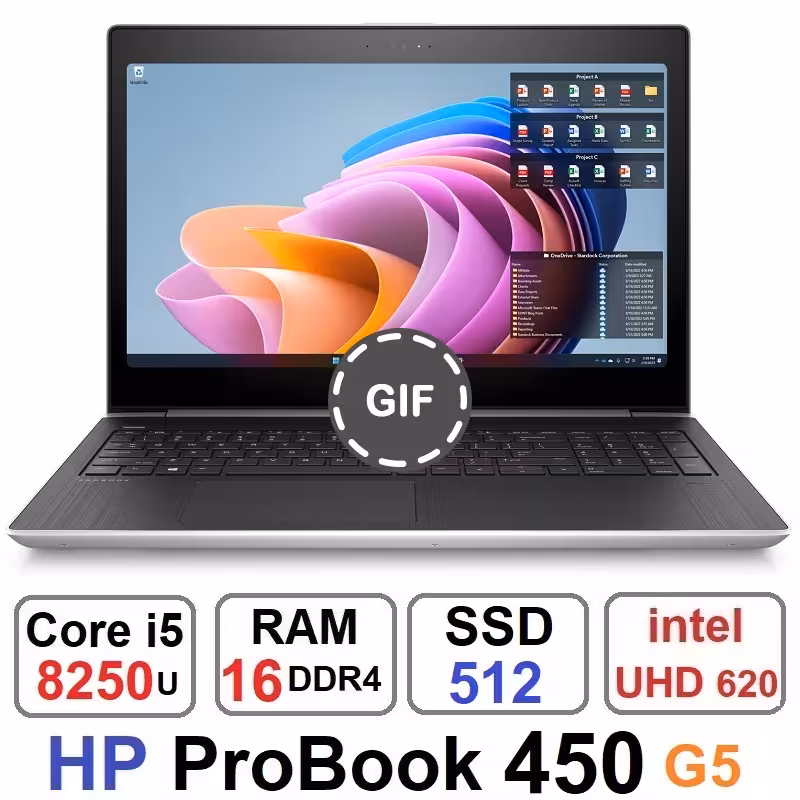 لپ تاپ HP ProBook 450 G5 Core i5 8250uوssd512