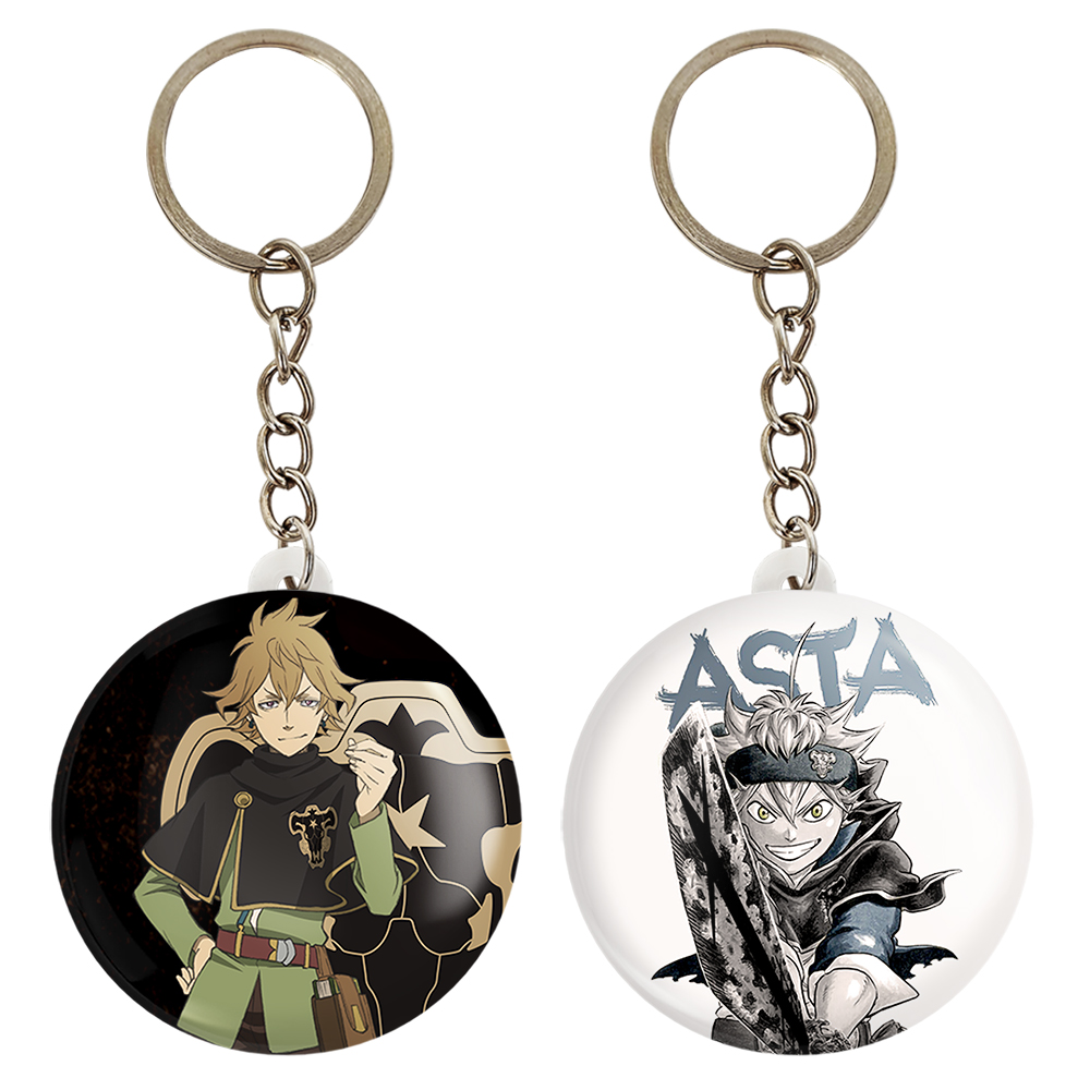 جاکلیدی خندالو مدل فنرال رولکیس و آستا انیمه بلک کلاور Black Clover کد 1025910253 مجموعه 2 عددی