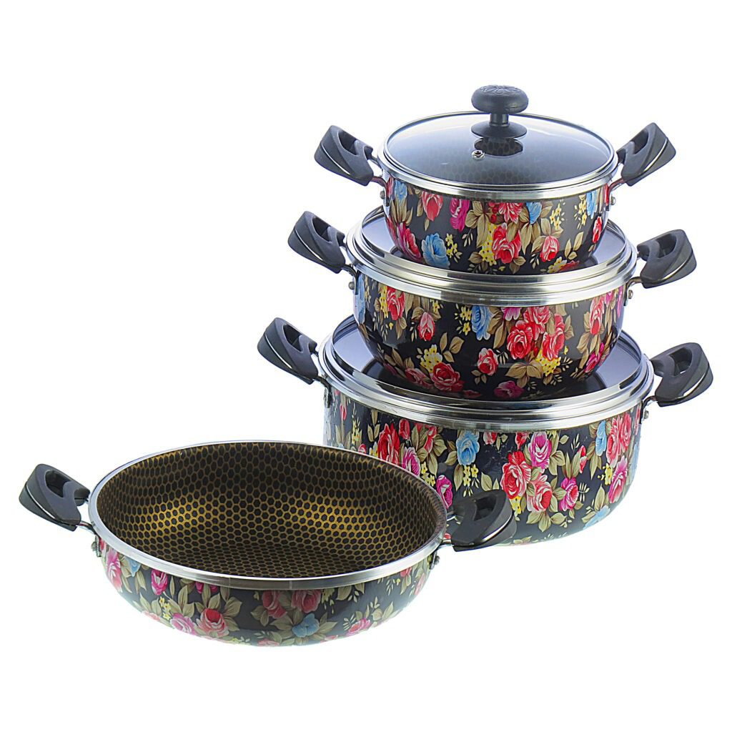 سرویس قابلمه لانه زنبوری لبه دار کد 1003