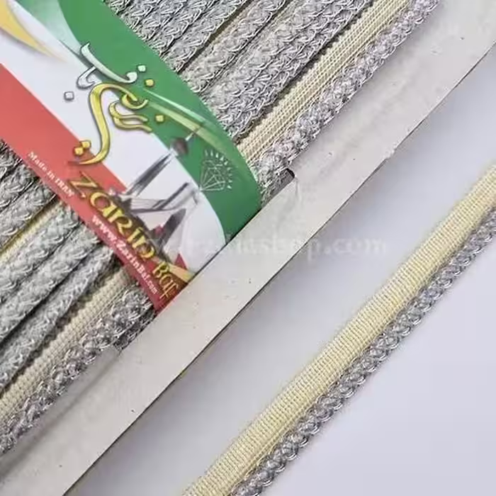 نوار مغزی ضخیم نقره ای سیاه قلم 1015