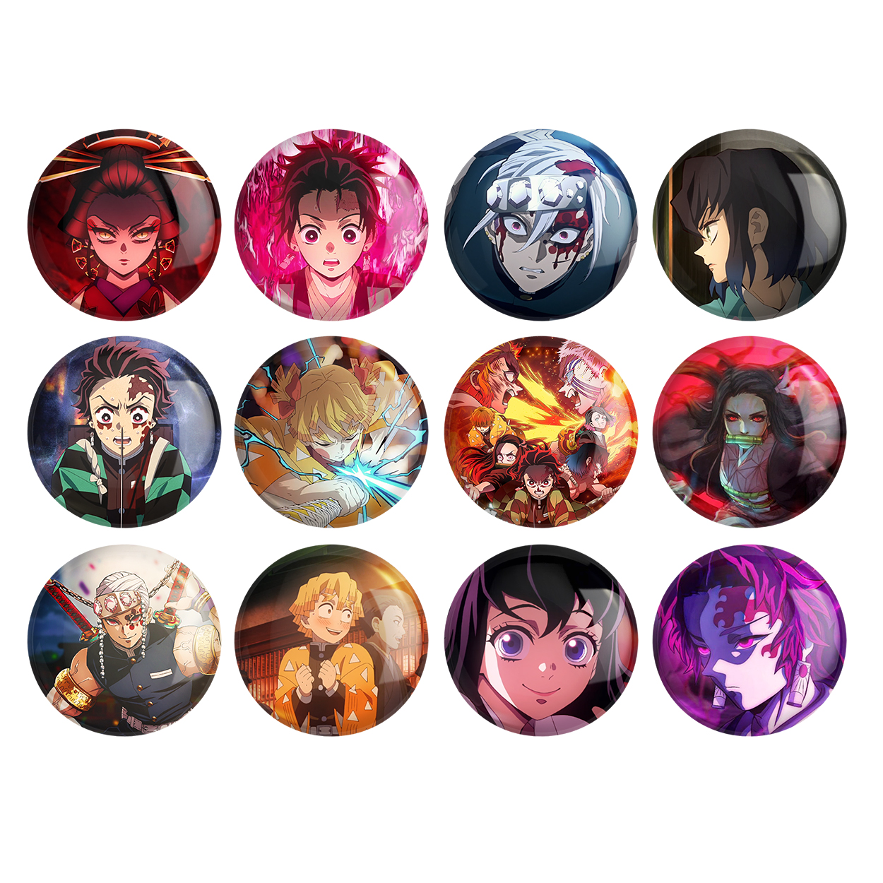 پیکسل خندالو مدل  انیمه شیطان کش کد 567 مجموعه 12 عددی 