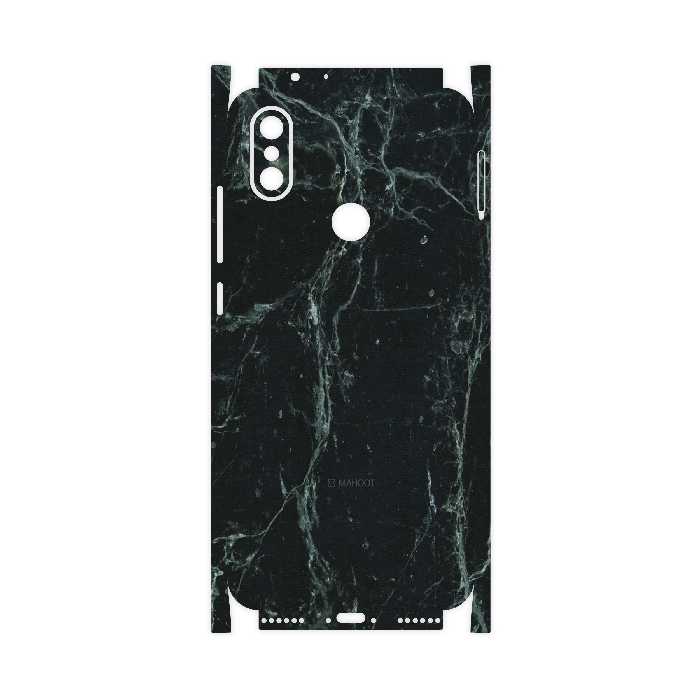 برچسب پوششی ماهوت مدل Graphite-Green-Marble-FullSkin مناسب برای گوشی موبایل شیائومی Mi 6X