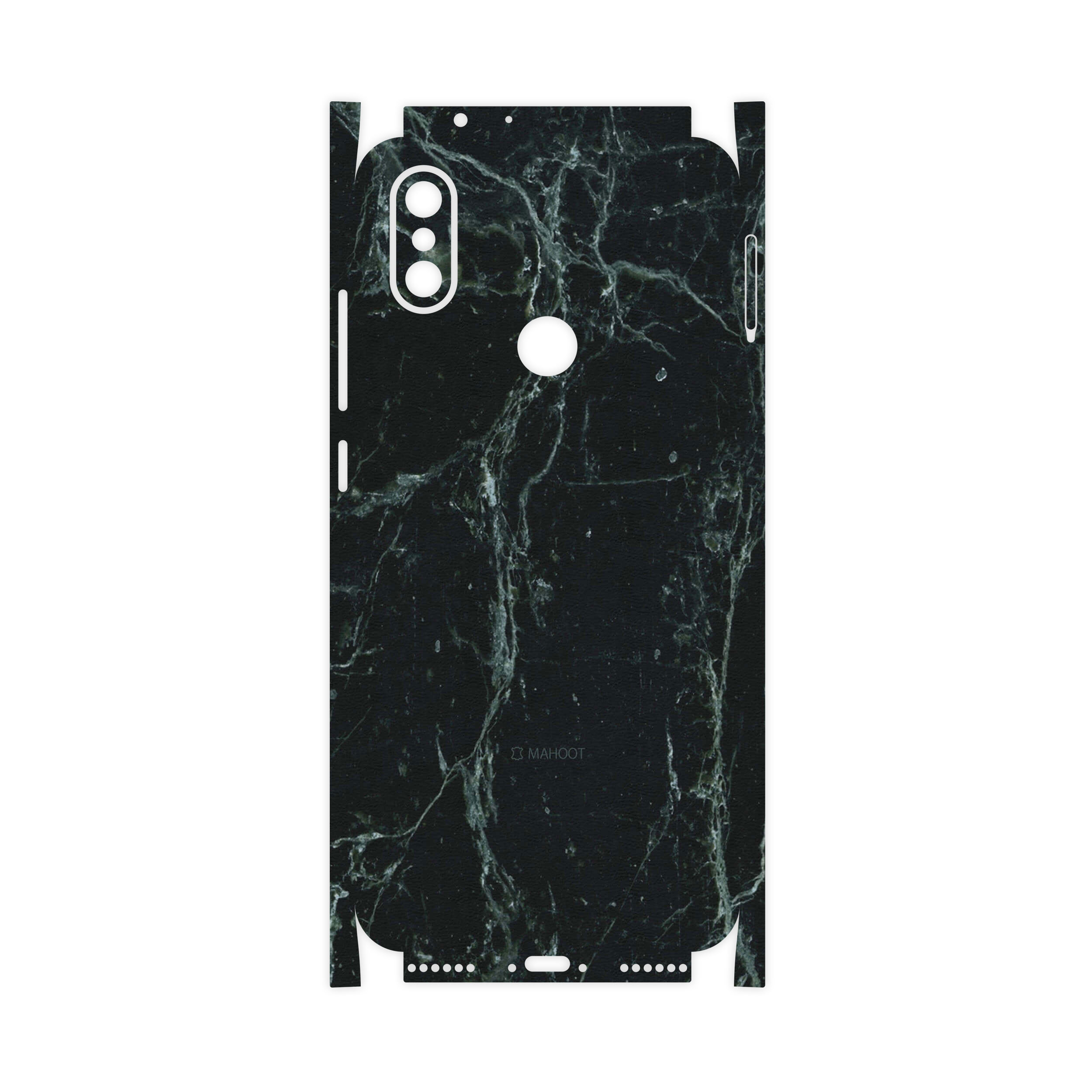 برچسب پوششی ماهوت مدل Graphite-Green-Marble-FullSkin مناسب برای گوشی موبایل شیائومی Mi 6X