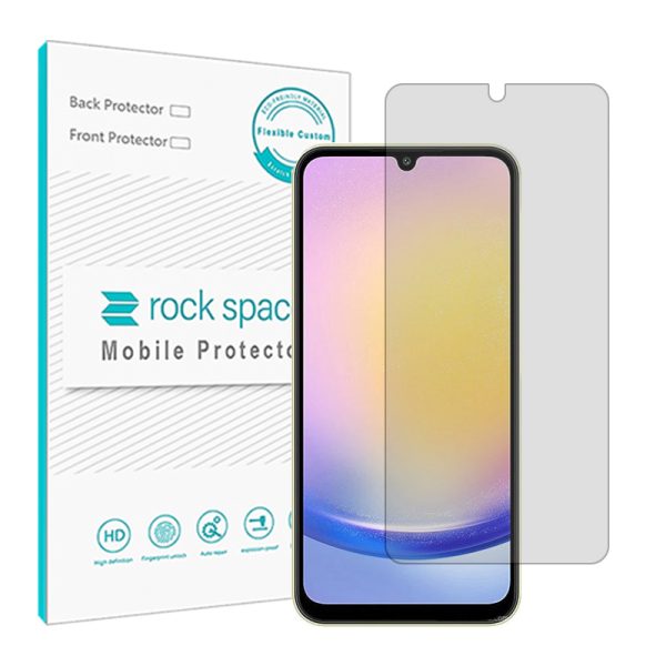 گلس سامسونگ A25 مدل نانو هیدروژل شفاف برند راک اسپیس کد S