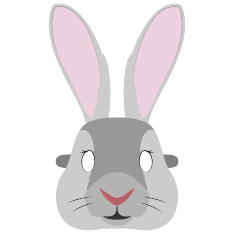 الگوی ساخت ماسک بازی،نقالی، تئاتر و قصه گوئی «خرگوش»