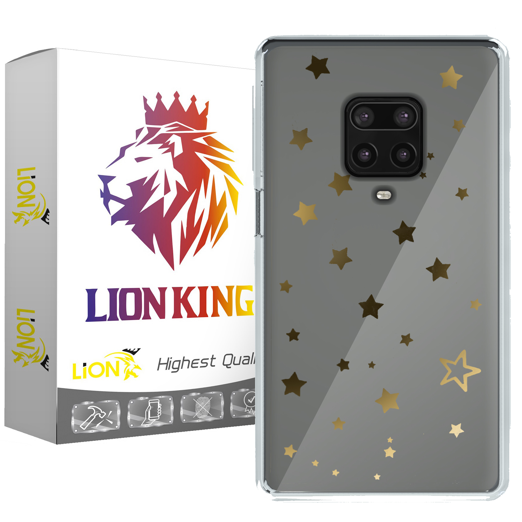  کاور لاین کینگ مدل ستارهB مناسب برای گوشی موبایل شیائومی Redmi Note 9S / Note 9 Pro / Note 9 Pro Max