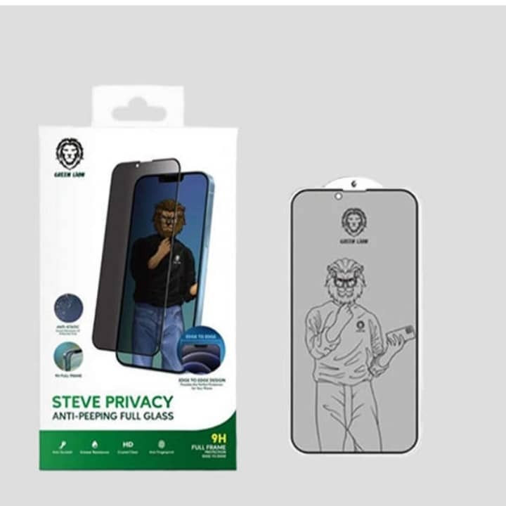 محافظ صفحه نمایش حریم شخصی گرین مدل Steve-Privacy مناسب برای گوشی موبایل اپل iphone 13/13pro | کالا برتری
