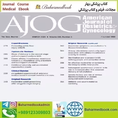 American Journal of Obstetrics and Gynecology Volume 230 Issu