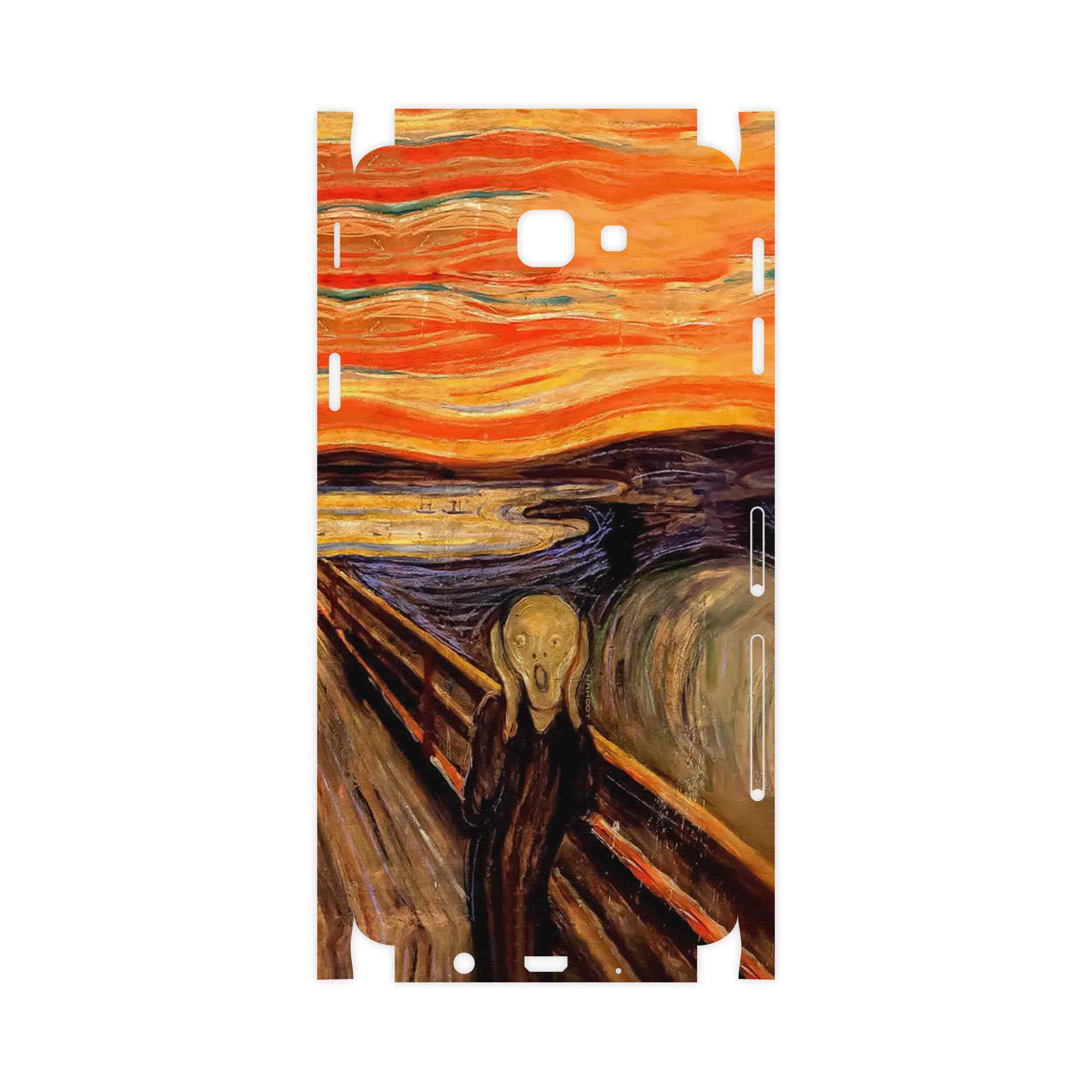 برچسب پوششی ماهوت مدل The Scream of Munch-FullSkin مناسب برای گوشی موبایل سامسونگ Galaxy J5 Prime