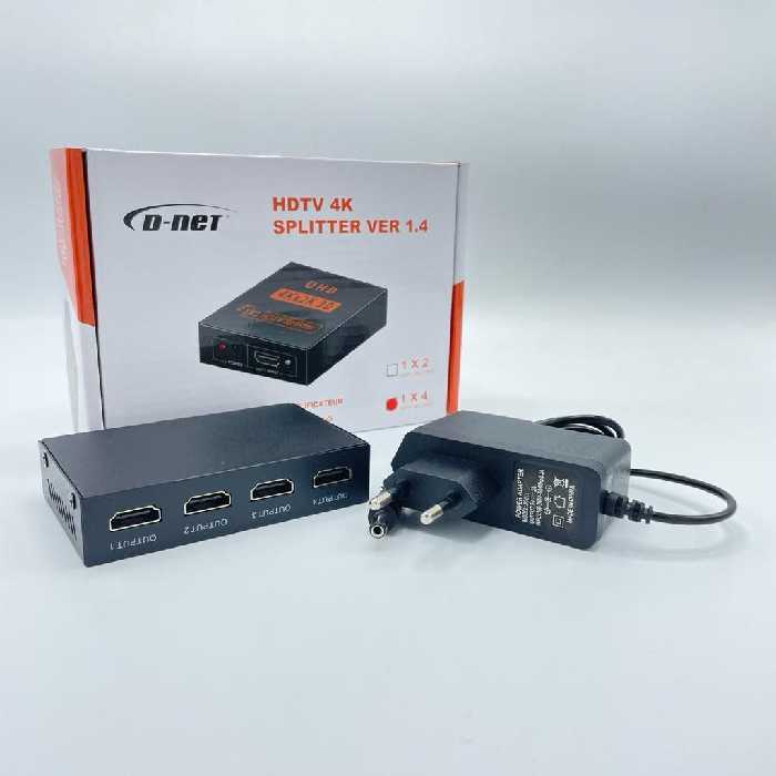 اسپلیتور HDMI 4K 4PORT - یاسین کامپیوتر