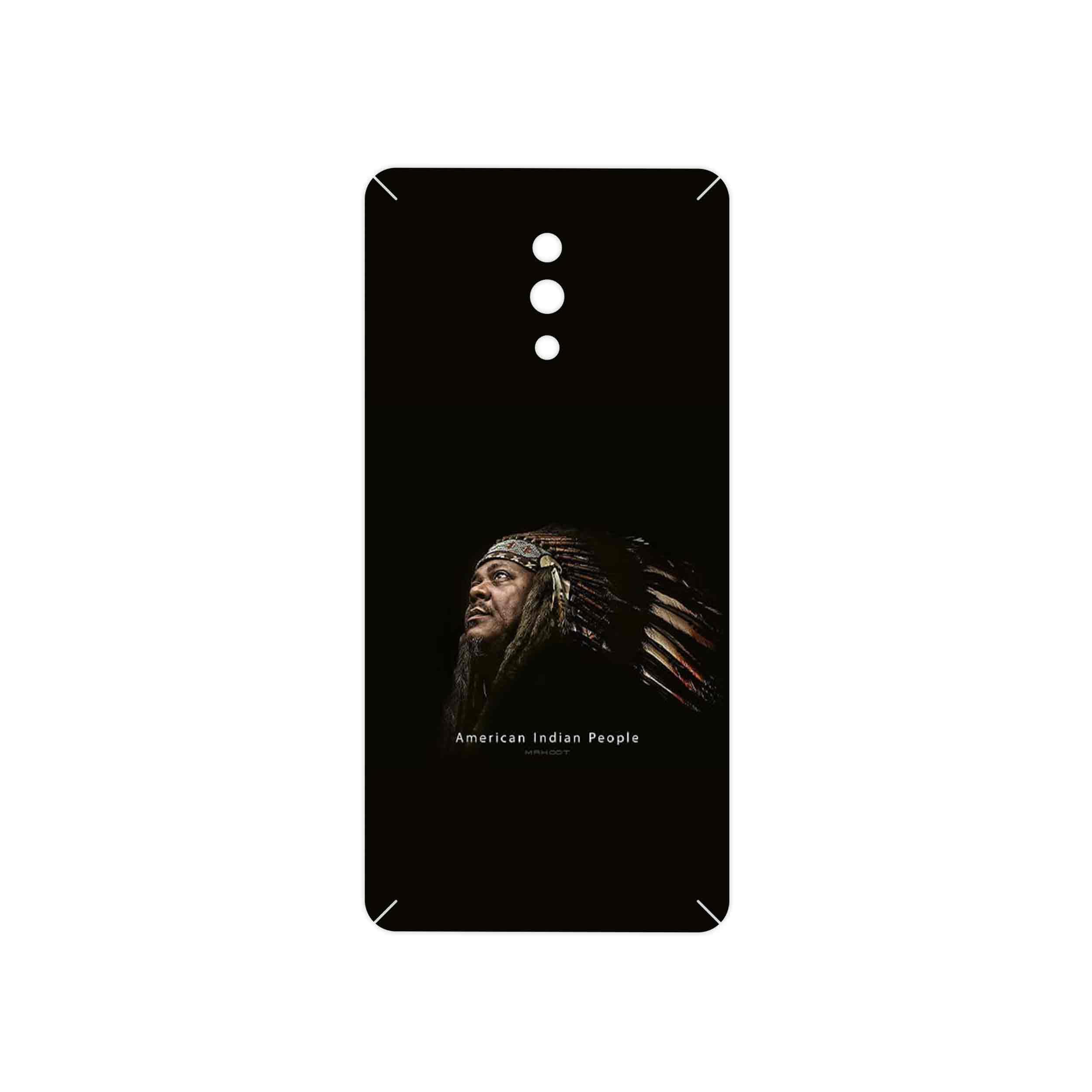 برچسب پوششی ماهوت مدل Portrait of an Indian Man مناسب برای گوشی موبایل اپو RENO 10X