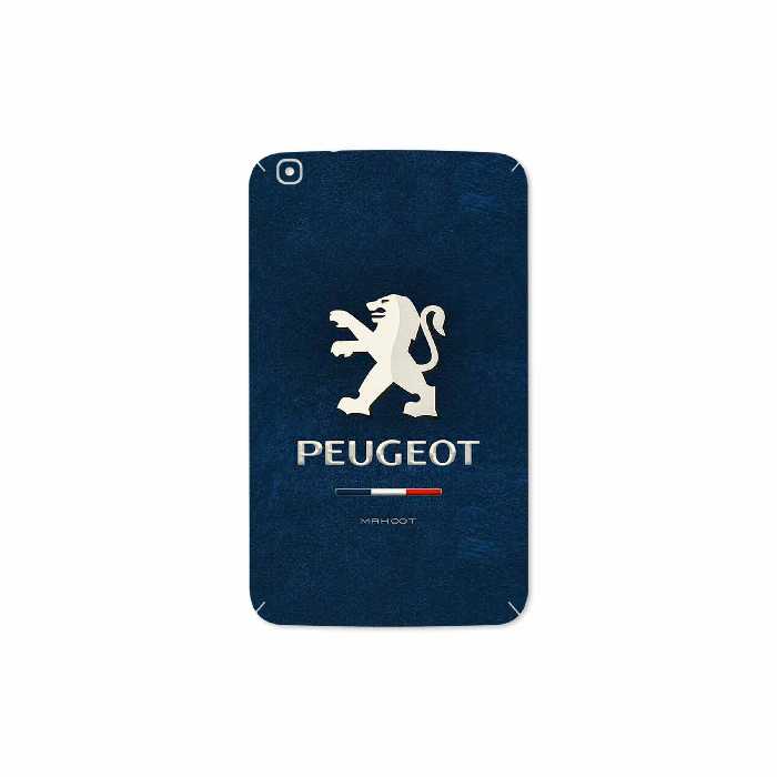 برچسب پوششی ماهوت مدل Peugeot-Logo مناسب برای تبلت سامسونگ Galaxy Tab 3 8.0 2013 T315