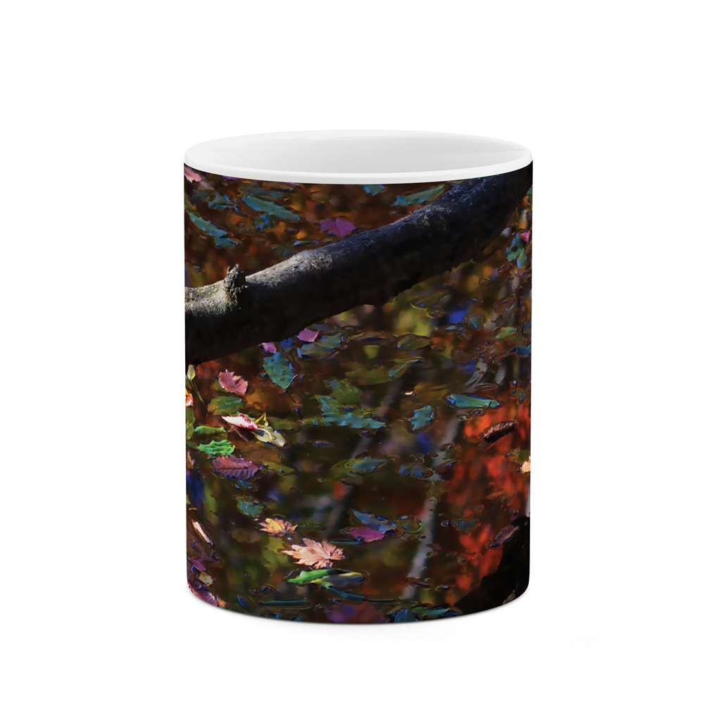 ماگ طرح برگ روی آب مدل mgs07569