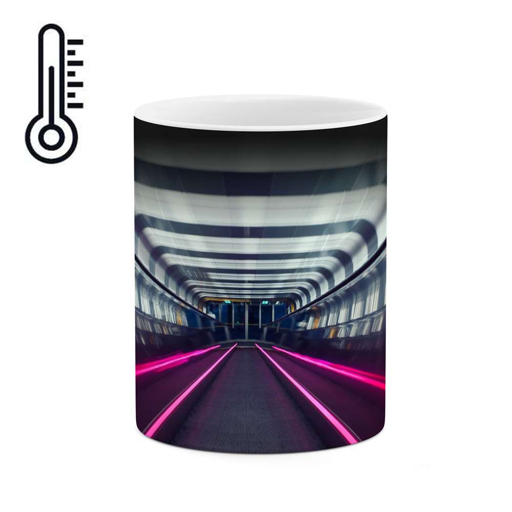 ماگ حرارتی طرح منظره فانتزی  مدل mgph14709