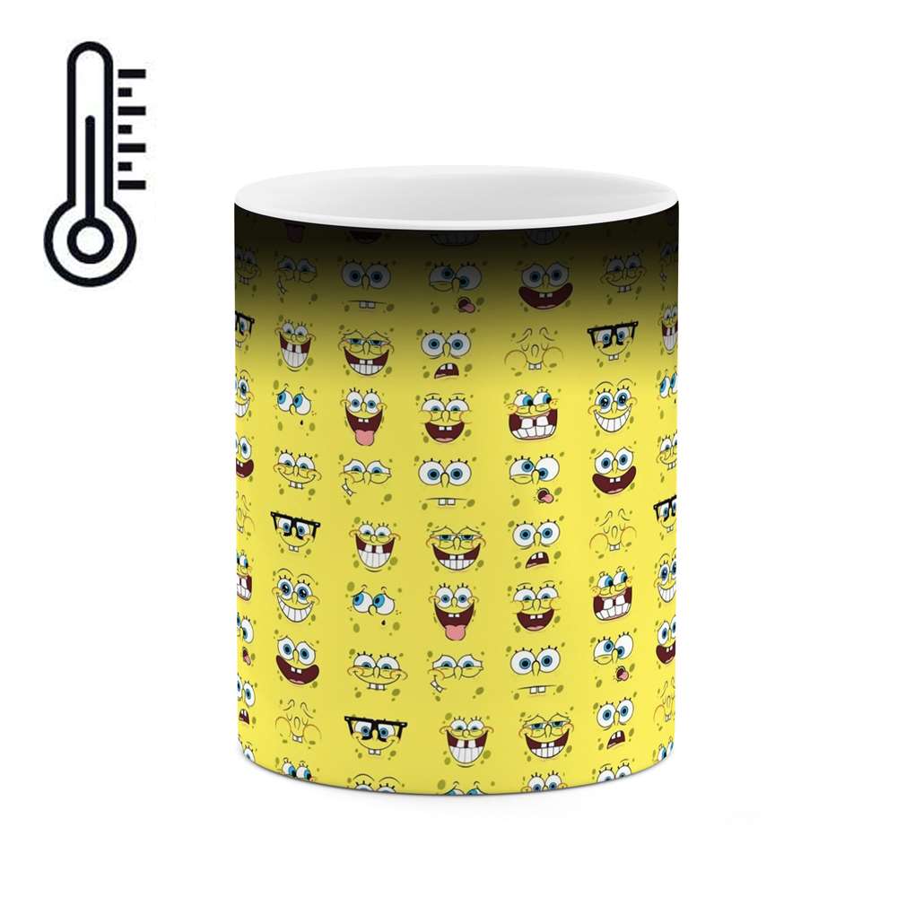 ماگ حرارتی طرح باب اسفنجی مدل mgp00080