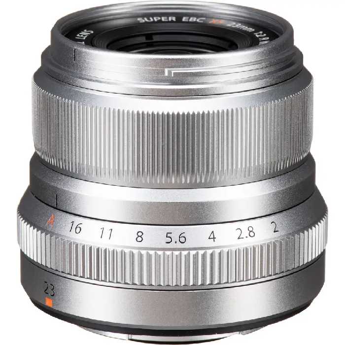 لنز فوجی XF 23mm f/2 R WR Lens نقره ای