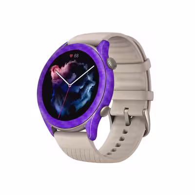 برچسب ماهوت طرح Purple-Fiber مناسب برای ساعت هوشمند آمازفیت GTR 3