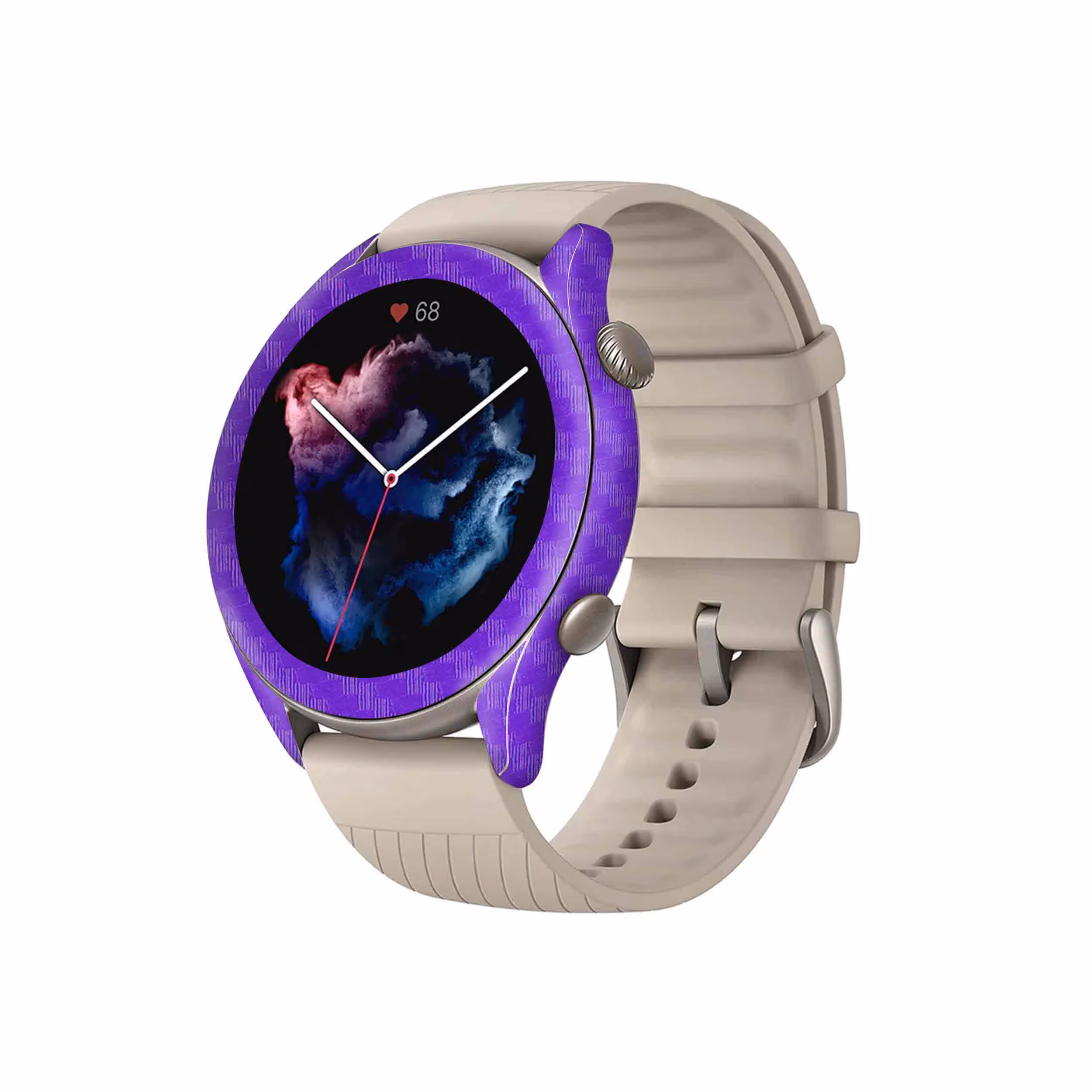 برچسب ماهوت طرح Purple-Fiber مناسب برای ساعت هوشمند آمازفیت GTR 3