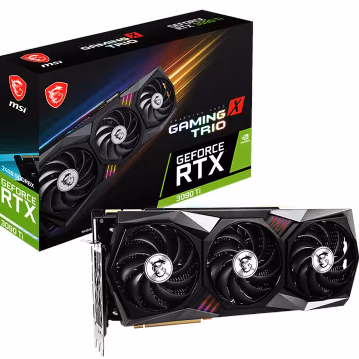 کارت گرافیک ام اس آی مدل GeForce RTX 3090 Ti GAMING X TRIO 24G حافظه 24 گیگابایت