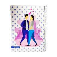 دفتر 80 برگ طلقی کلاسیک تک سیم عرش