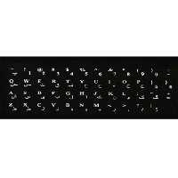 برچسب حروف فارسی کیبورد مدل black design