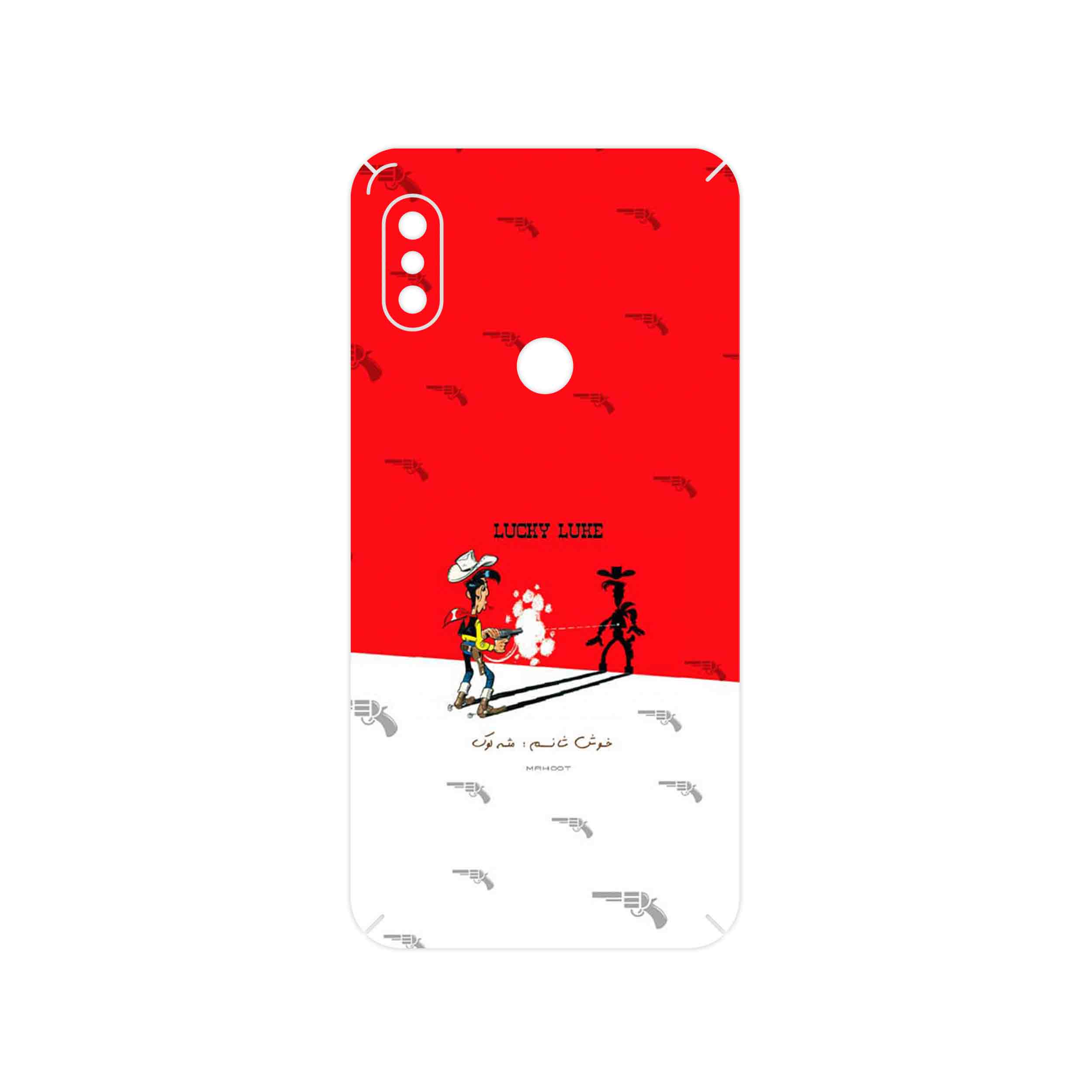 برچسب پوششی ماهوت مدل Lucky Luke مناسب برای گوشی موبایل شیائومی Redmi Note 6 Pro