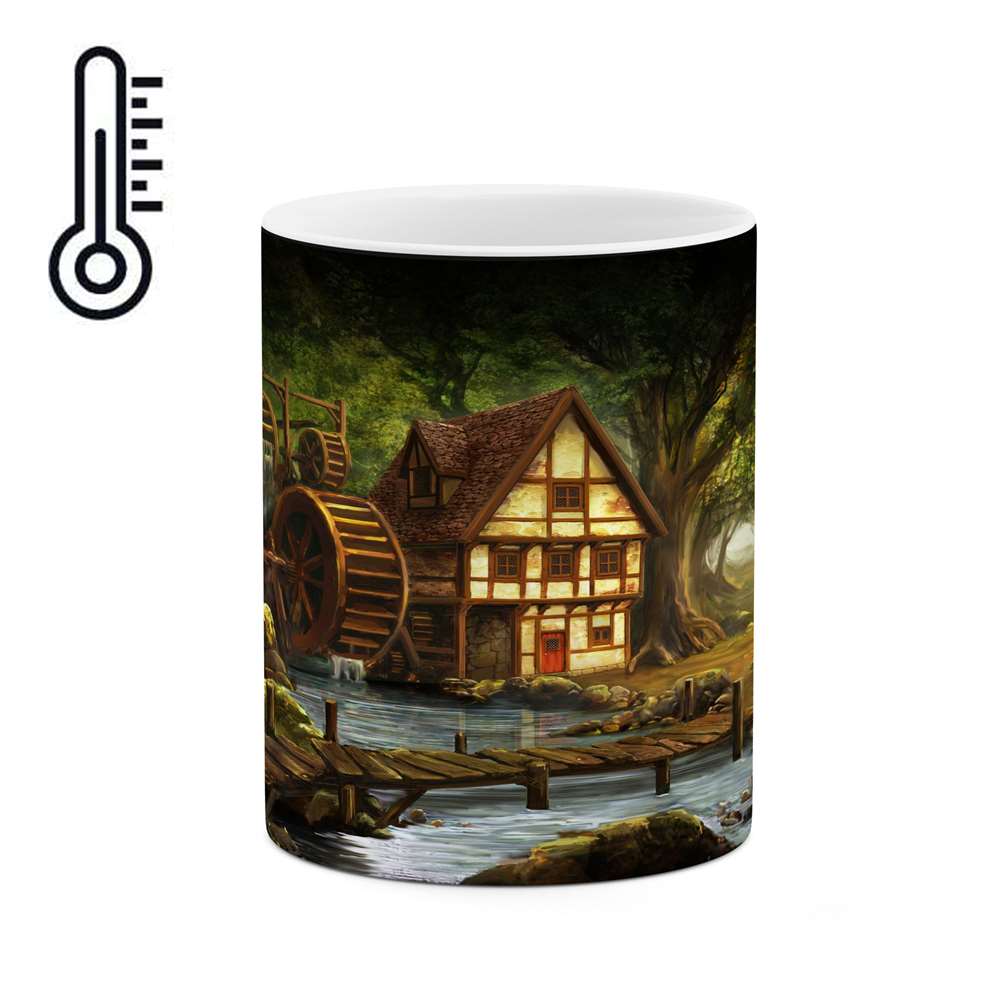 ماگ حرارتی کاکتی طرح نقاشی مدل mgh13813