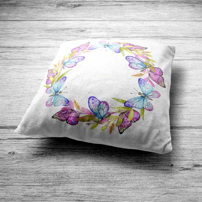 کاور کوسن طرح حلقه پروانه مدل co497